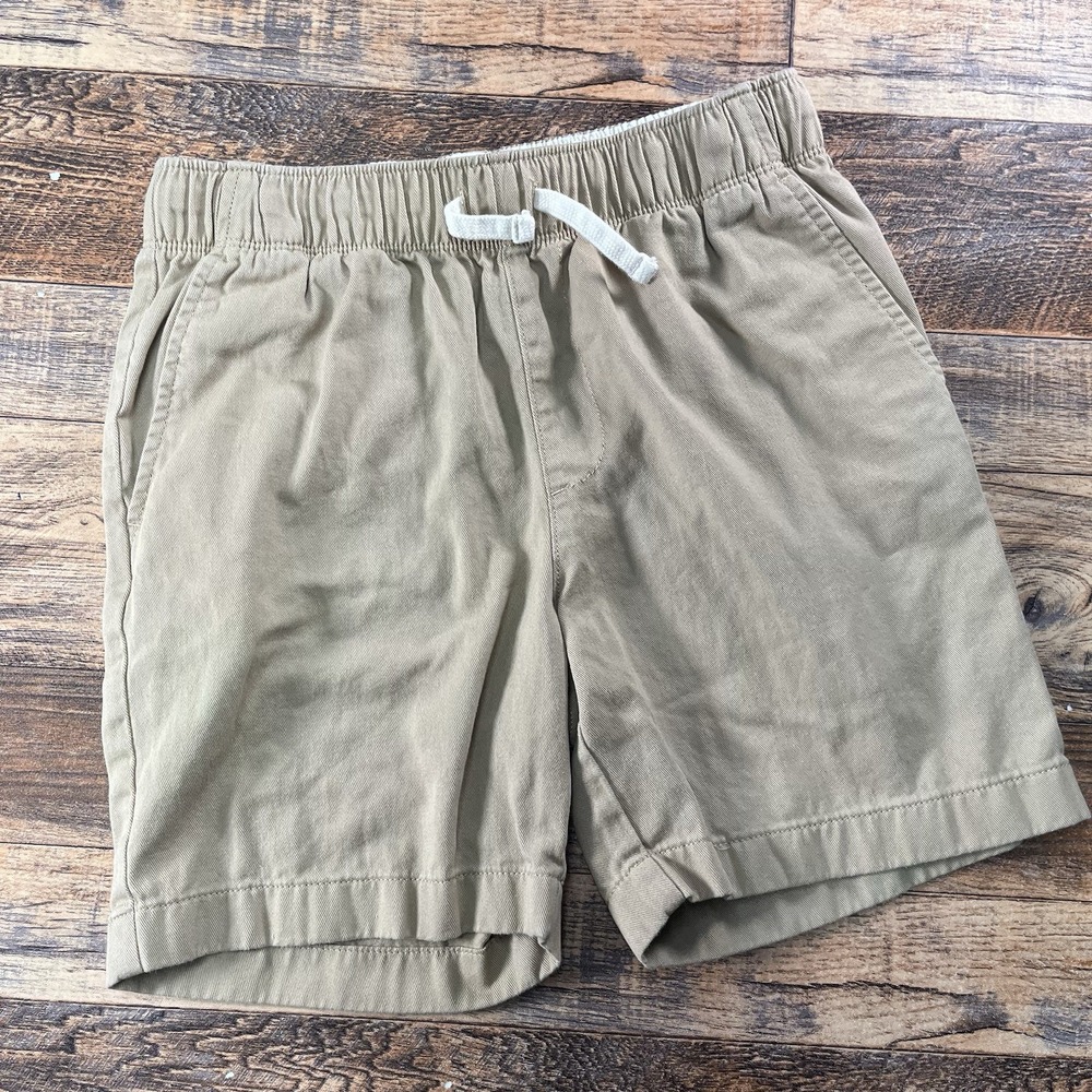 Crewcuts J.Crew Drawstring Twill Dock Short Boys 10 Khaki Basics School Uniform